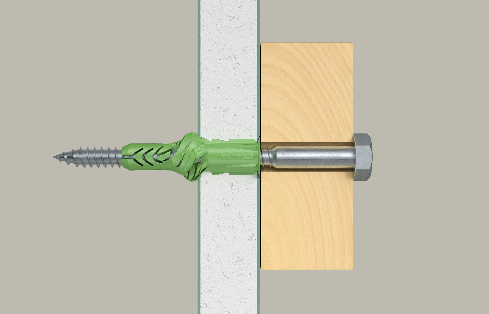 Diblu universal fischer UX Green 10 x 60 R cu guler